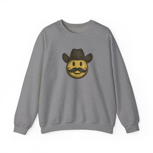 Cowboy Emoji Crewneck Sweatshirt
