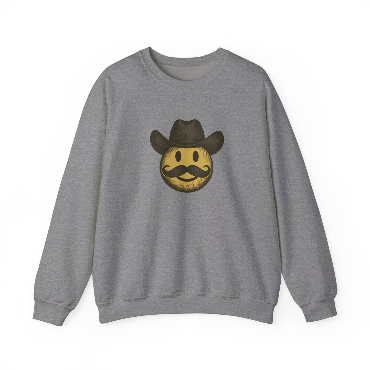 Cowboy Emoji Crewneck Sweatshirt