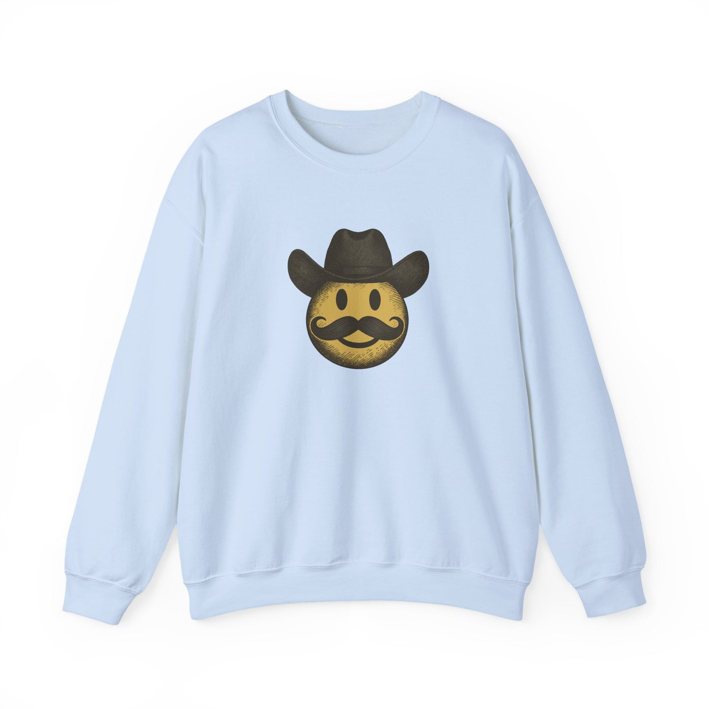Cowboy Emoji Crewneck Sweatshirt