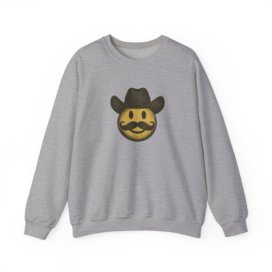 Cowboy Emoji Crewneck Sweatshirt