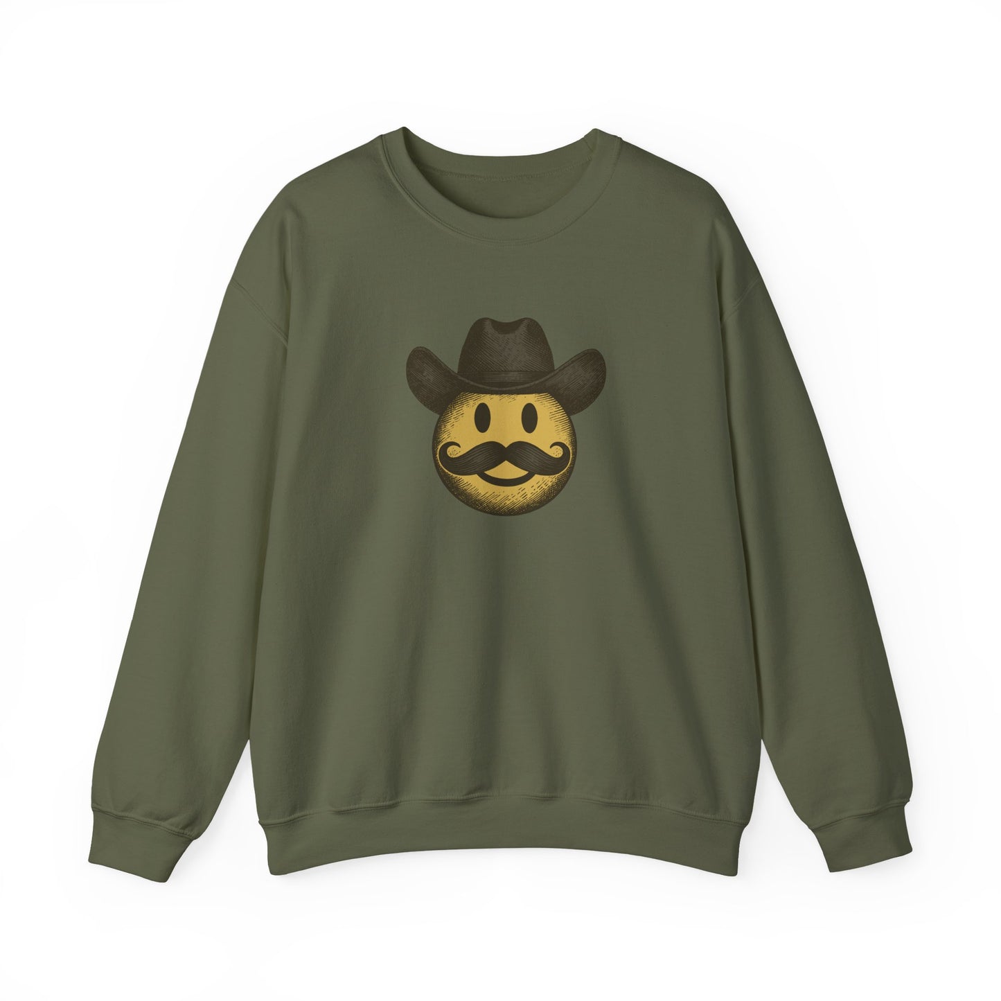 Cowboy Emoji Crewneck Sweatshirt