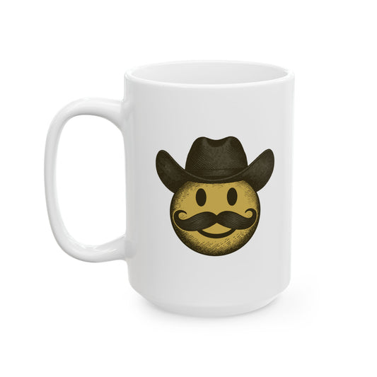Cowboy Emoji Mug (11oz, 15oz)