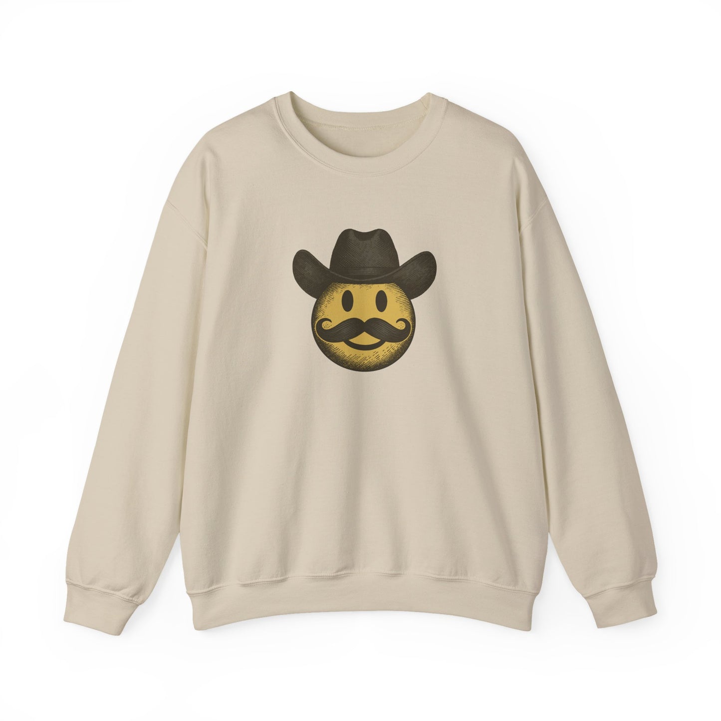 Cowboy Emoji Crewneck Sweatshirt