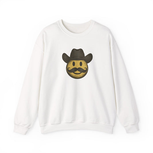 Cowboy Emoji Crewneck Sweatshirt